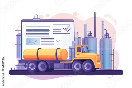 Oil Tanker Inspection at Refinery