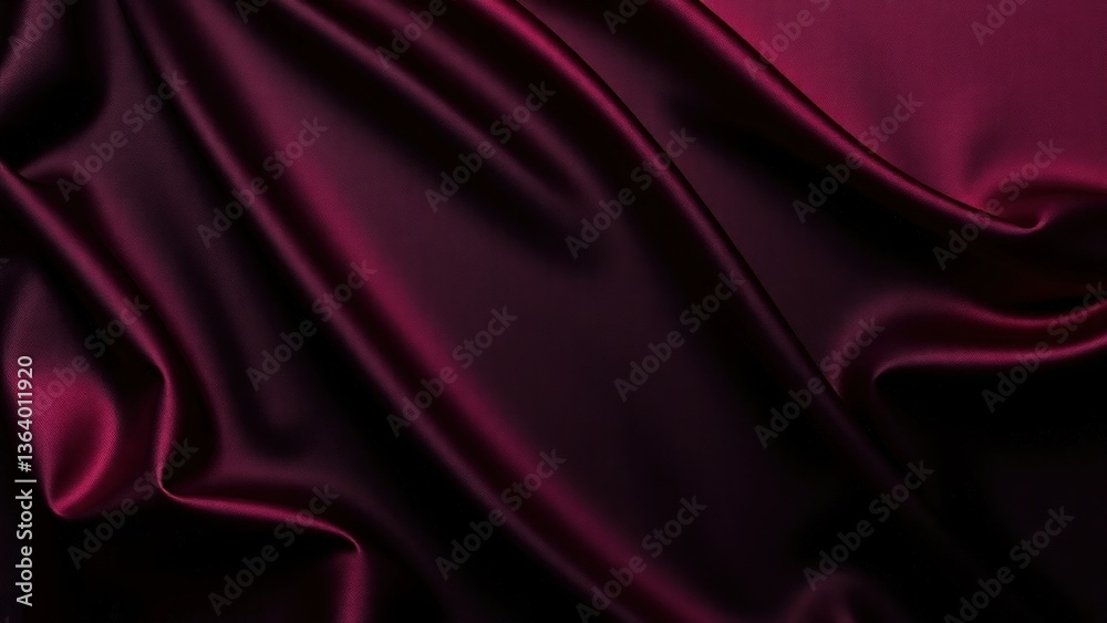 Obraz premium Black dark gray purple burgundy red background. Silk satin fabric. Luxury elegant beauty premium rich. Shiny glitter shimmer silky. Drapery fold crease. Christmas birthday Valentine romance festival.