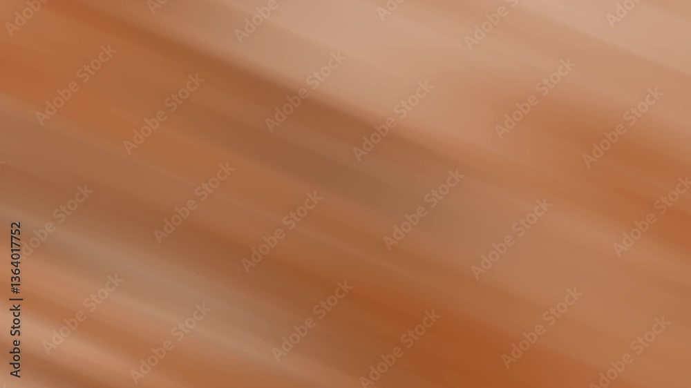 Plain nude brown abstract gradient background with diagonal light stripes