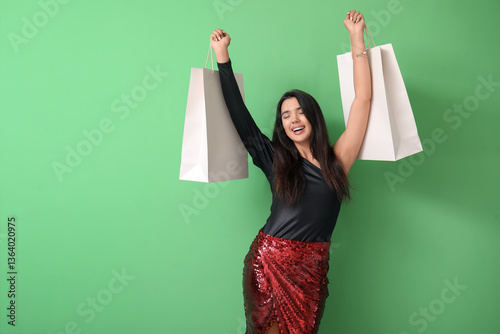 Happy beautiful young woman...