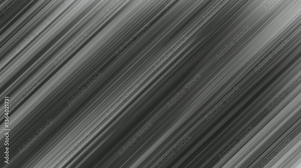 Fototapeta premium Angled gray lines create a textured and abstract visual display
