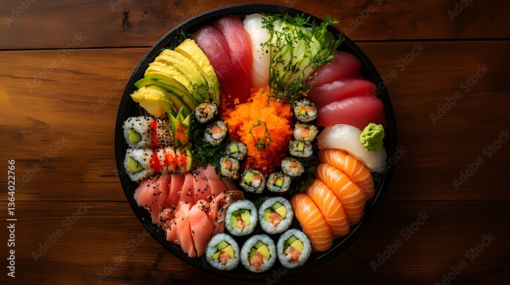 Fototapeta premium Japanese food sushi sashimi