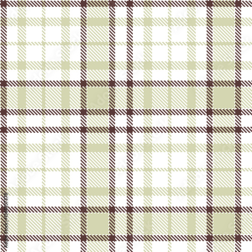 Modern Pale White Seamless Tartan Textile Design Variant 1409