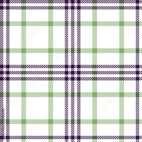 Modern Deep White Seamless Tartan Textile Design Variant 1640