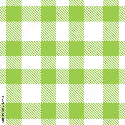 Modern Metallic White Seamless Tartan Textile Design Variant 1904