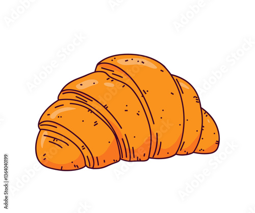 croissant bread  pastry