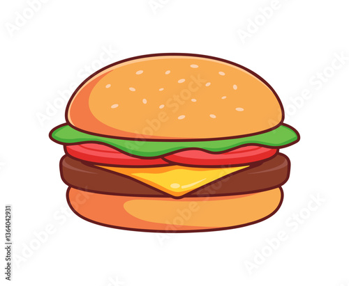 burger illustration