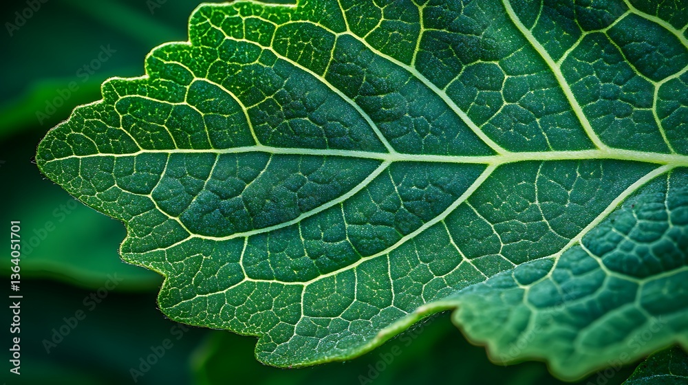 Close-up of a vibrant green leaf showcasing intricate vein patterns and texture. Close-up of a vibrant green leaf showcasing intricate vein patterns and texture.