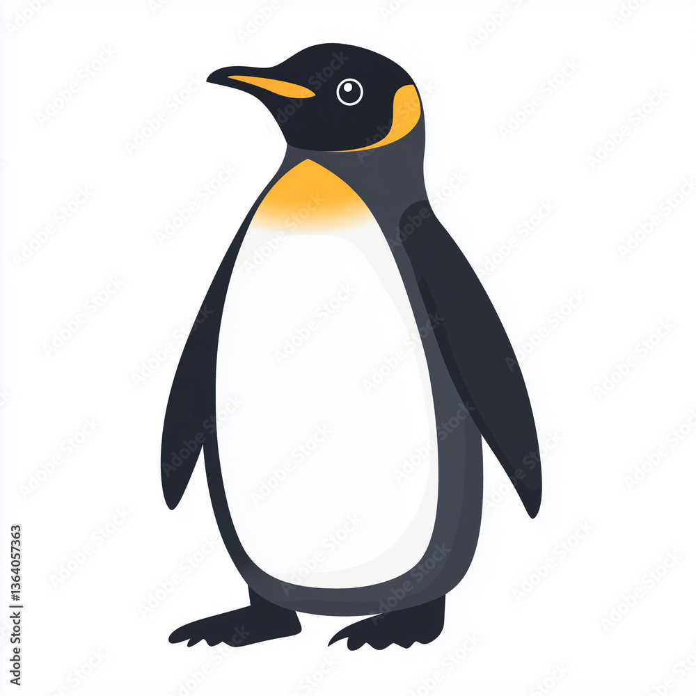 Fototapeta premium penguin on a white background