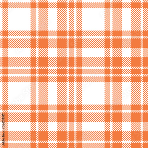 Modern Seamless Tartan in Rich White tones Textile Design Variant 2538