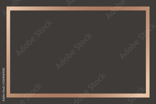 Black and gold frame background vector