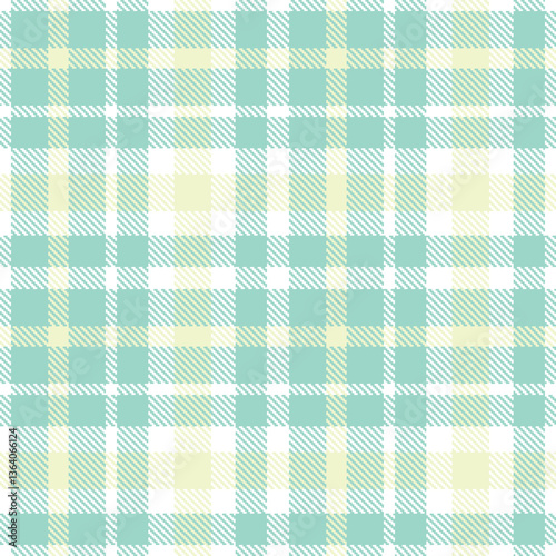 Modern Dark White Seamless Tartan Textile Design Variant 2636