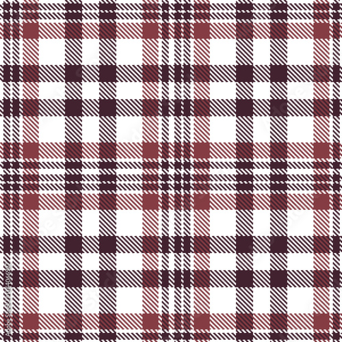 Modern Seamless Tartan in Bright White tones Textile Design Variant 2649