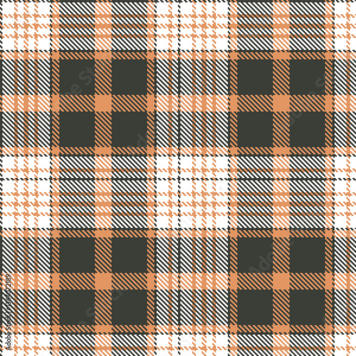 Modern Seamless Tartan in Rich Peach tones Textile Design Variant 2706