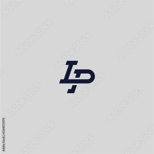 Monogram Logo with LP Shape Concept