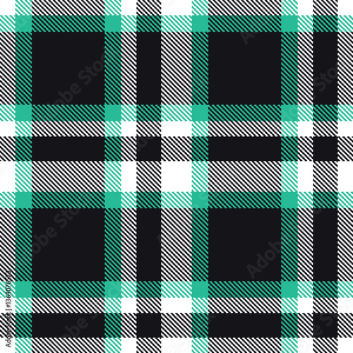 Modern Seamless Tartan in Iridescent White tones Textile Design Variant 2749