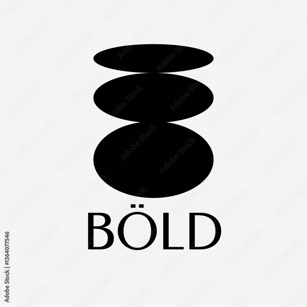 Simple black geometric business logo clipart vector Simple black geometric business logo clipart vector