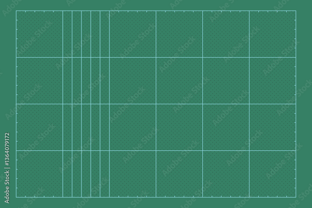 Green cutting mat background vector