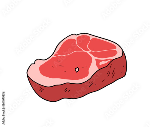 red raw meat