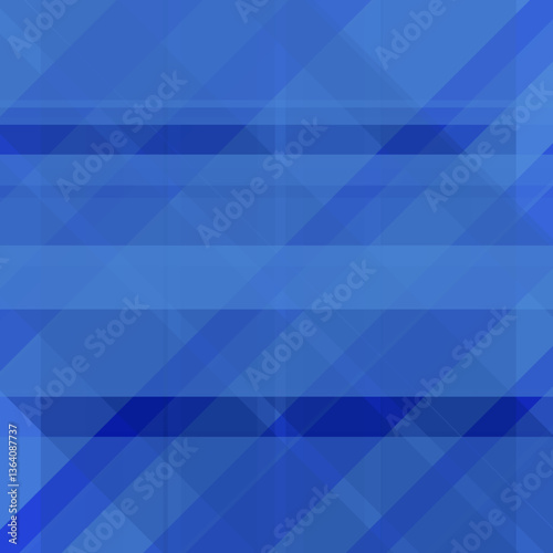 Abstract blue geometric shapes background, modern design, digital art