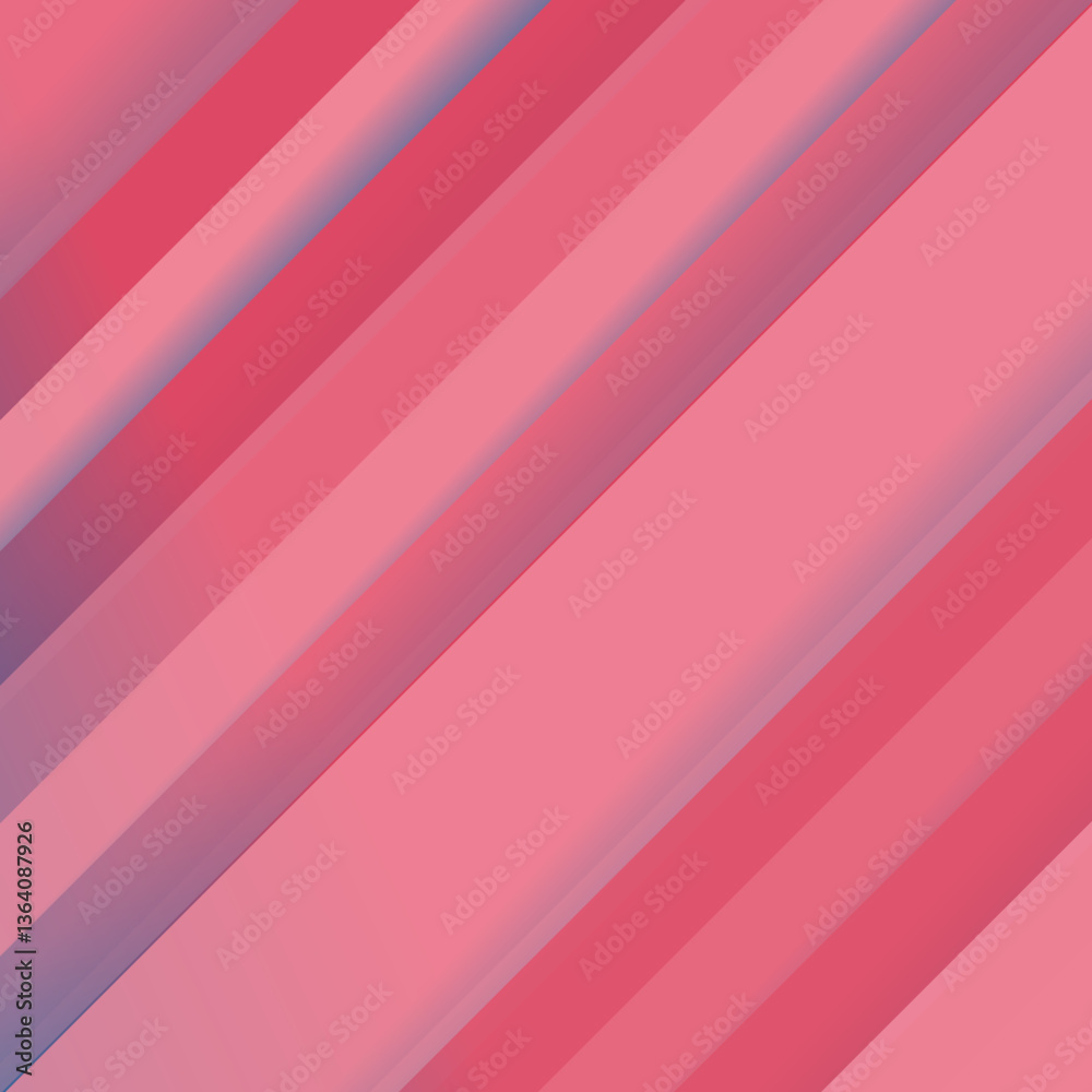 Fototapeta premium Abstract pink and red diagonal stripes background, modern graphic design, vibrant colors, geometric pattern