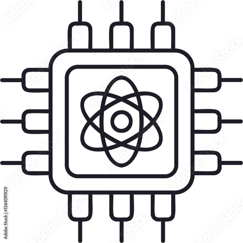 Quantum Computing Icon