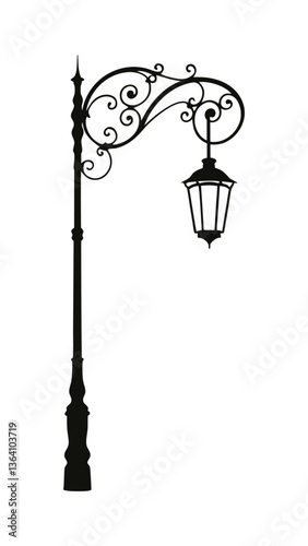 vintage street lamp