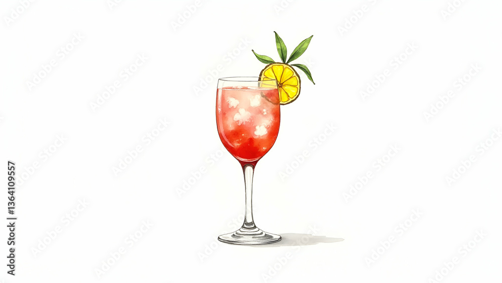 Farm to Glass Craft Cocktails: Hand-Drawn Watercolor Illustration of Fresh Ingredients & Mixology Techniques on White Background - Perfect for Photo Stock Concepts with Space for Text Farm to Glass Craft Cocktails: Hand-Drawn Watercolor Illustration of Fresh Ingredients & Mixology Techniques on White Background - Perfect for Photo Stock Concepts with Space for Text