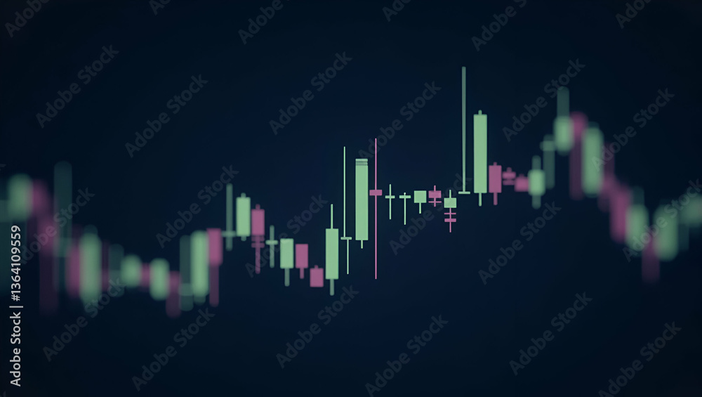 Fototapeta premium Flat Animated table and bar graph showing stock exchange market indices presented in an abstract 4K video background concept as Animated table and bar graph showing stock exchange market indices prese