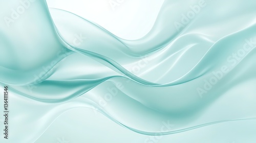  Cool Abstract Background in Teal, Steel Grey, and White with Liquid Textures and Ethereal Mist: Teal Blue Abstract with Steam and Water for Antibacterial Gel or Virus Protection