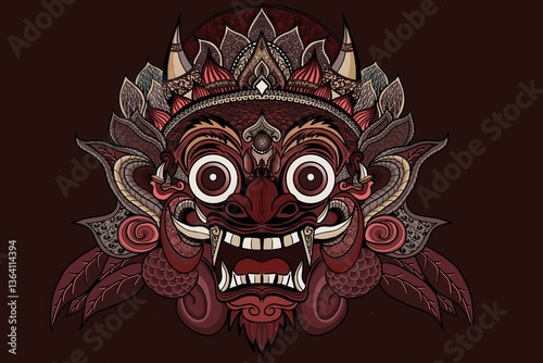 Traditional Mask with Intricate Design