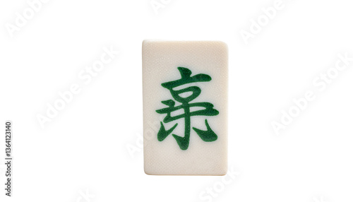 Mahjong Tile Close-Up