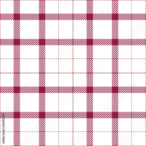 Modern Seamless Tartan in Rich White tones Textile Design Variant 367