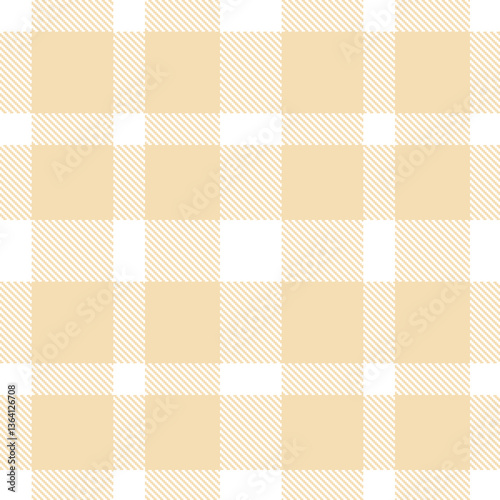 Modern Dusty White Seamless Tartan Textile Design Variant 413