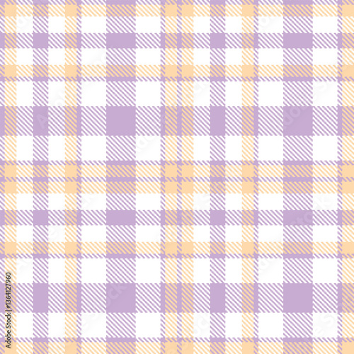 Wallpaper Mural Light Lilac and Pale White Seamless Tartan Textile Design Torontodigital.ca