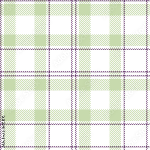 Modern Seamless Tartan in Metallic White tones Textile Design Variant 439