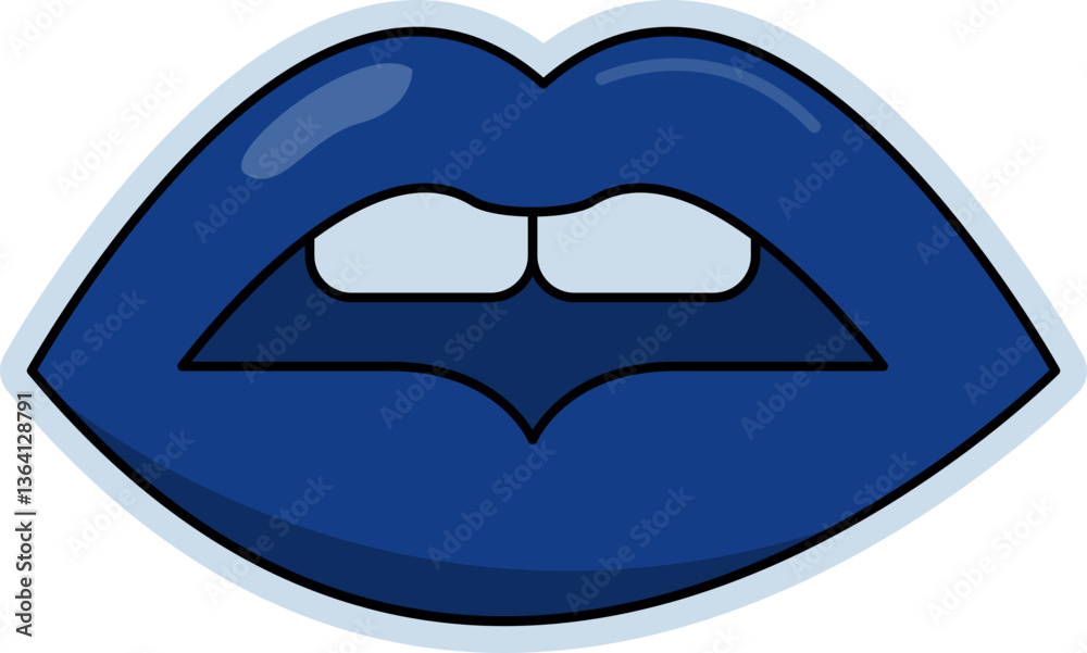 Pretty Lips Sticker Element Set Pretty Lips Sticker Element Set