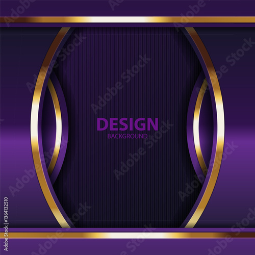 Elegant Purple and Gold Design Background (1)