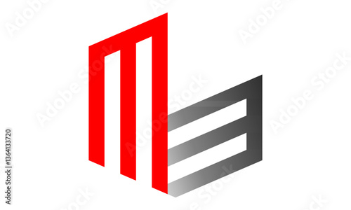 simple M logo identity