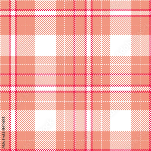 Modern Muted White Seamless Tartan Textile Design Variant 693