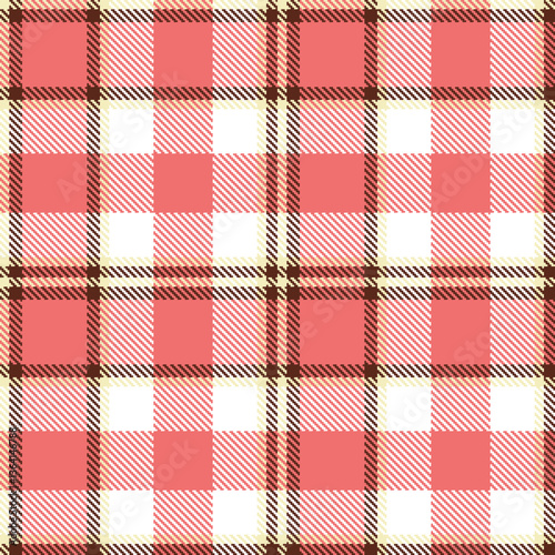 Modern Dusty Pale Seamless Tartan Textile Design Variant 704