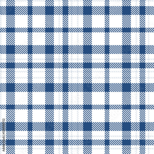 Modern Dark White Seamless Tartan Textile Design Variant 731