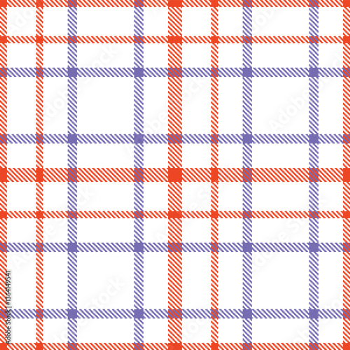 Modern Seamless Tartan in Deep White tones Textile Design Variant 743