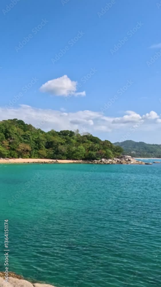 Serene Ocean View at Laem Singh Beach, Phuket Serene Ocean View at Laem Singh Beach, Phuket