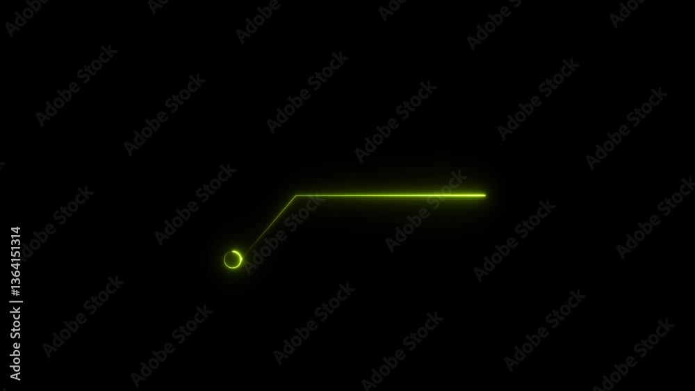 Hud callout rectangle text box animation. Simple HUD elements frame lines callout animation for text.