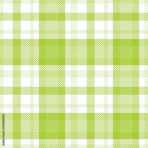 Modern Rich White Seamless Tartan Textile Design Variant 913