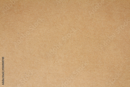 Cardboard sheet texture background, pattern of brown kraft paper with vintage style.