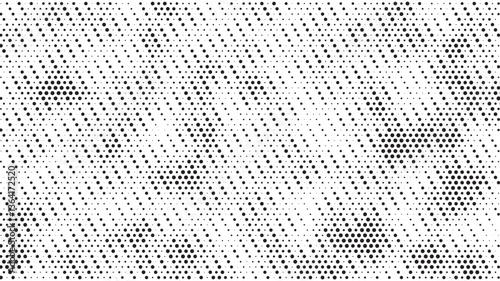 Halftone background vector, abstract backdrop design with two tone pattern and copy space for edit your content. Vector illustration