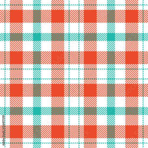 Modern Seamless Tartan in Soft White tones Textile Design Variant 1011