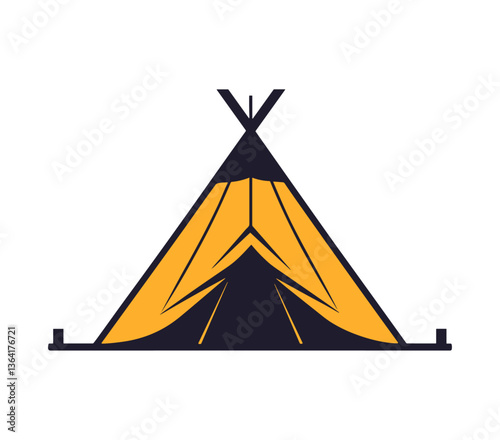 camping tent illustration